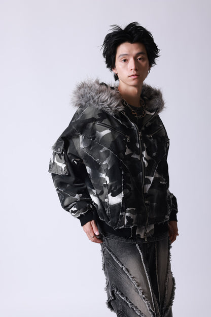 【P.N UNDERGROUND】ファー脱着スプレーフードBZ (735430)