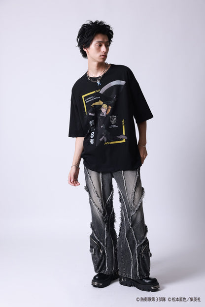 【P.N UNDERGROUND×怪獣８号】四ノ宮 キコル ダメージ TEE (745606)