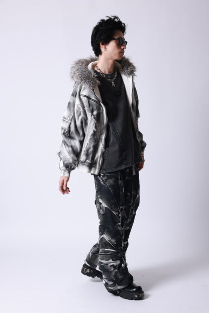 【P.N UNDERGROUND】ファー脱着スプレーフードBZ (735430)
