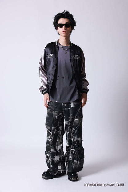 【P.N UNDERGROUND×怪獣８号】亜白 ミナ リバーシブルスカジャン (745101)