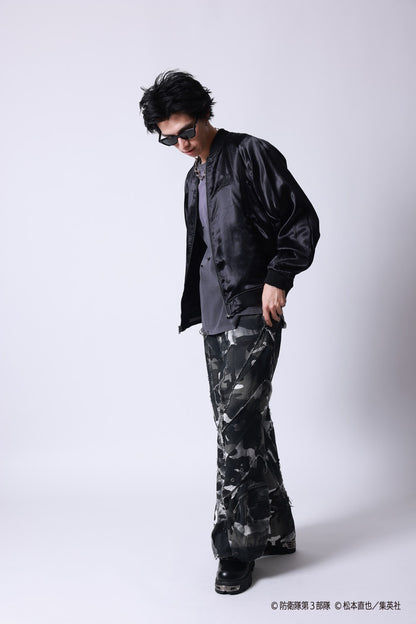 【P.N UNDERGROUND×怪獣８号】亜白 ミナ リバーシブルスカジャン (745101)