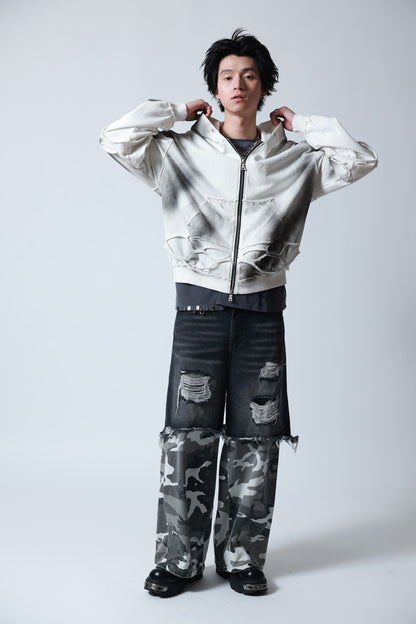 【P.N UNDERGROUND】レイヤーダメージ ZIP PK (745408)