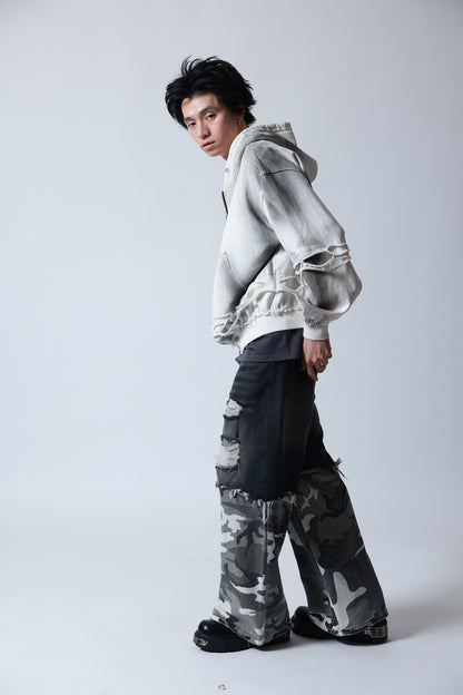 【P.N UNDERGROUND】レイヤーダメージ ZIP PK (745408)