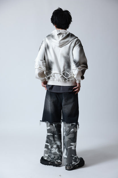 【P.N UNDERGROUND】レイヤーダメージ ZIP PK (745408)