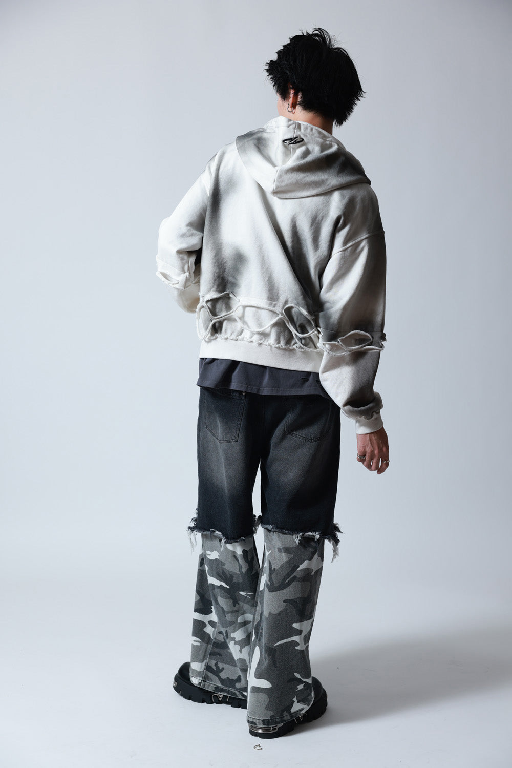 【P.N UNDERGROUND】レイヤーダメージ ZIP PK (745408)