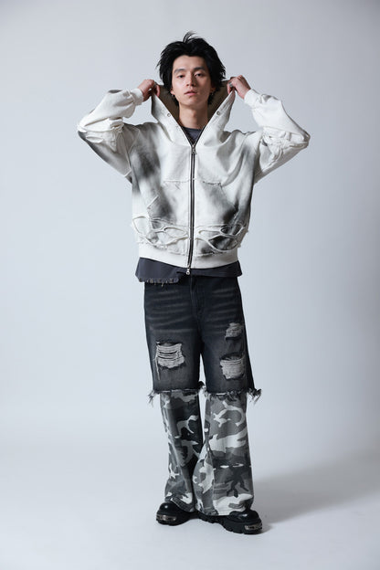 【P.N UNDERGROUND】レイヤーダメージ ZIP PK (745408)