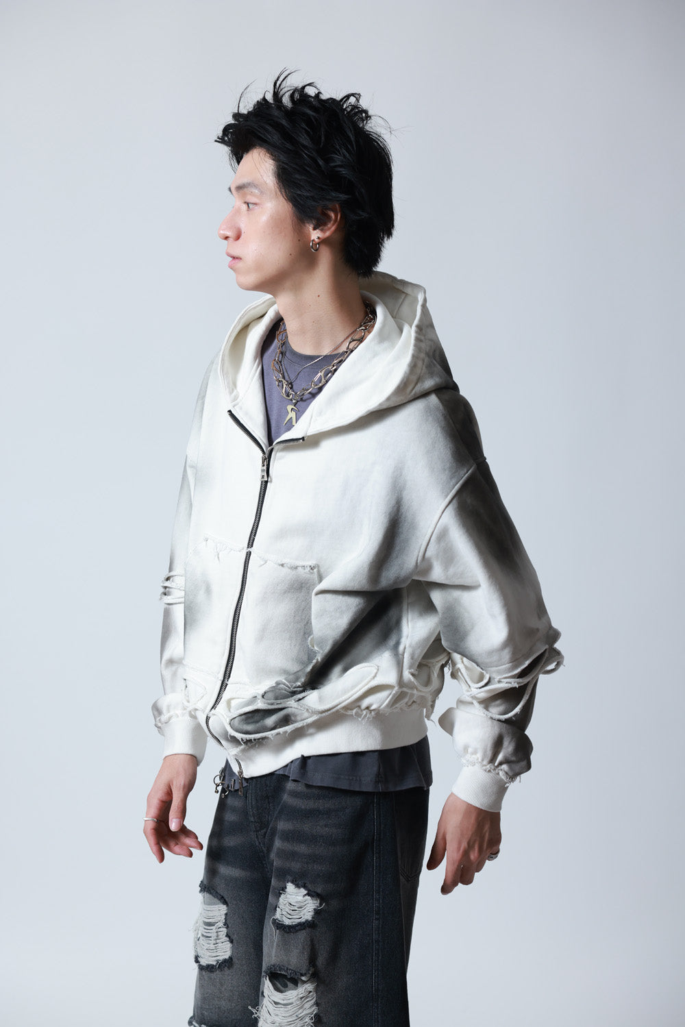 【P.N UNDERGROUND】レイヤーダメージ ZIP PK (745408)