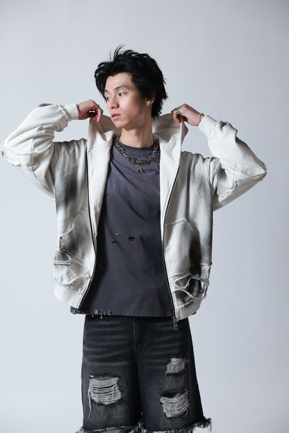 【P.N UNDERGROUND】レイヤーダメージ ZIP PK (745408)