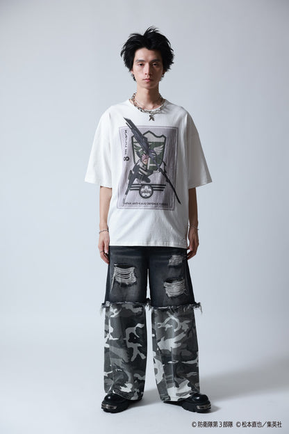 【P.N UNDERGROUND×怪獣８号】鳴海 弦ダメージ TEE (745607)