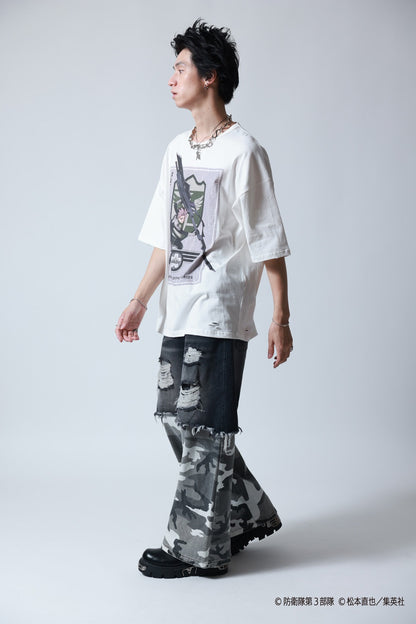 【P.N UNDERGROUND×怪獣８号】鳴海 弦ダメージ TEE (745607)