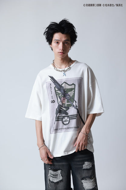 【P.N UNDERGROUND×怪獣８号】鳴海 弦ダメージ TEE (745607)