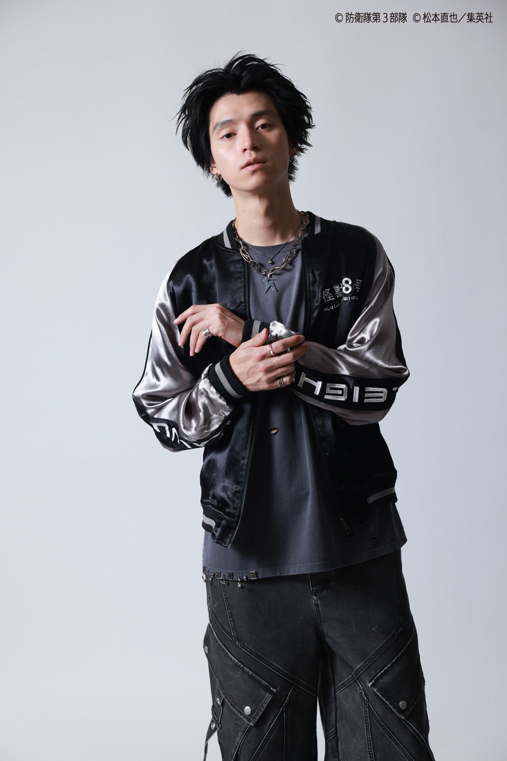 【P.N UNDERGROUND×怪獣８号】日比野 カフカ リバーシブルスカジャン (745100)