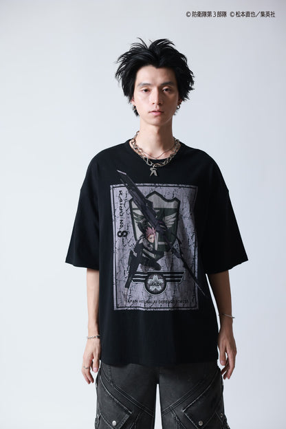 【P.N UNDERGROUND×怪獣８号】鳴海 弦ダメージ TEE (745607)