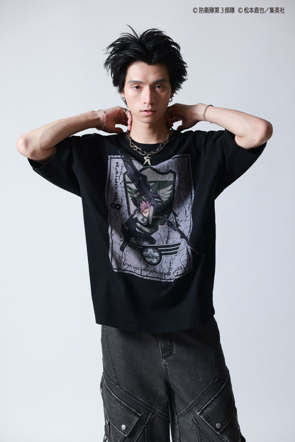 【P.N UNDERGROUND×怪獣８号】鳴海 弦ダメージ TEE (745607)