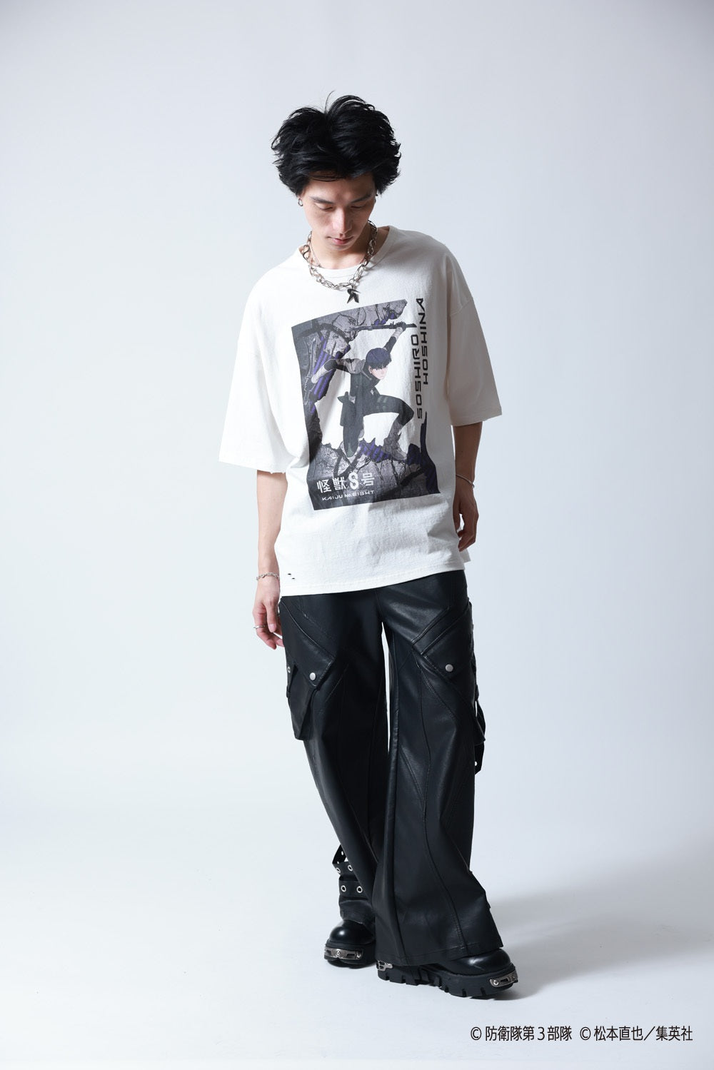 【P.N UNDERGROUND×怪獣８号】保科 宗四郎 ダメージ TEE (745605)