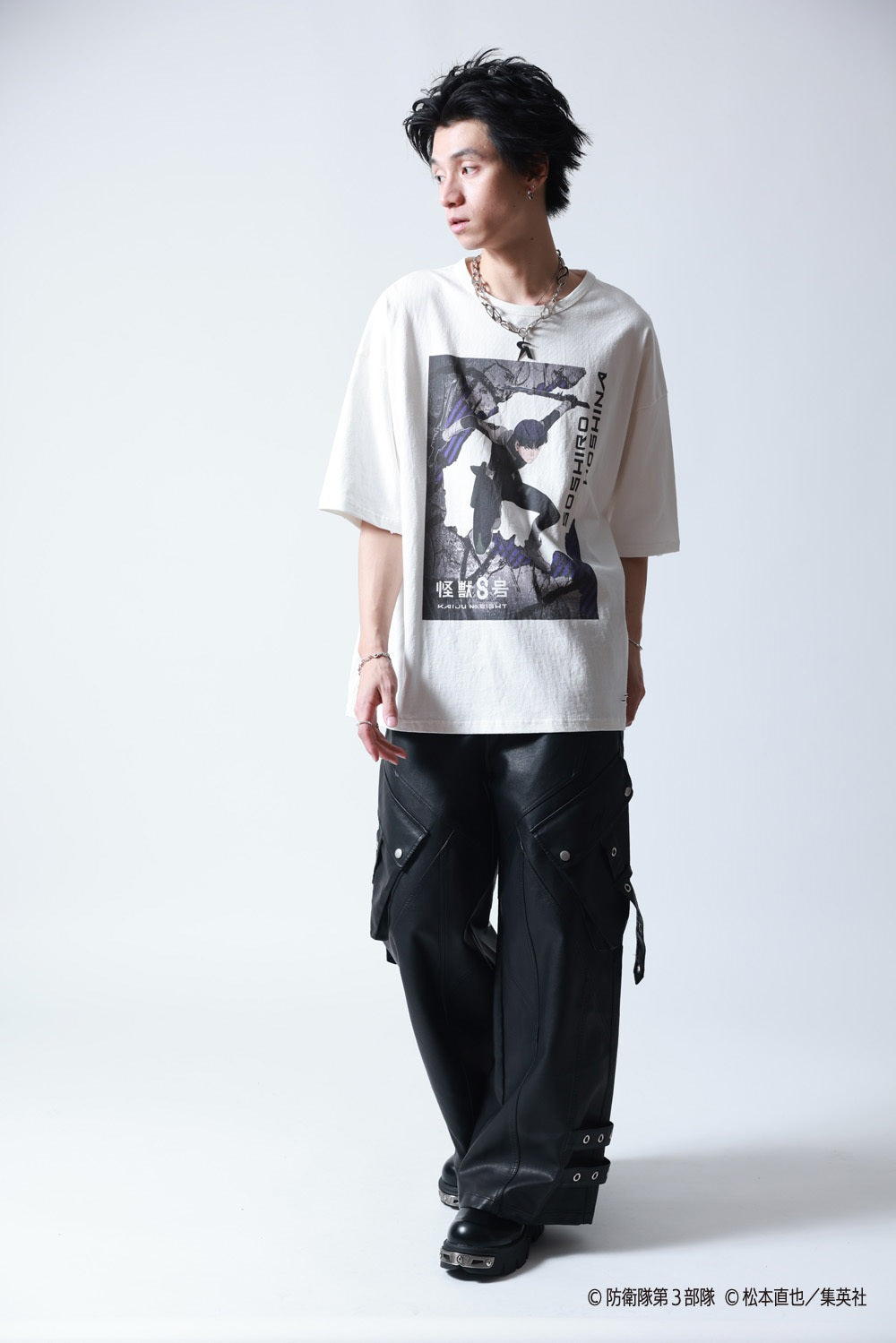 【P.N UNDERGROUND×怪獣８号】保科 宗四郎 ダメージ TEE (745605)