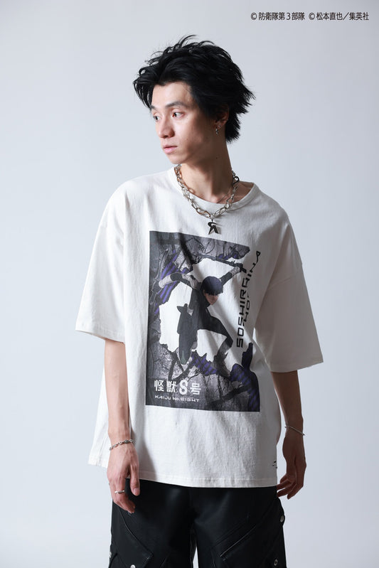 【P.N UNDERGROUND×怪獣８号】保科 宗四郎 ダメージ TEE (745605)