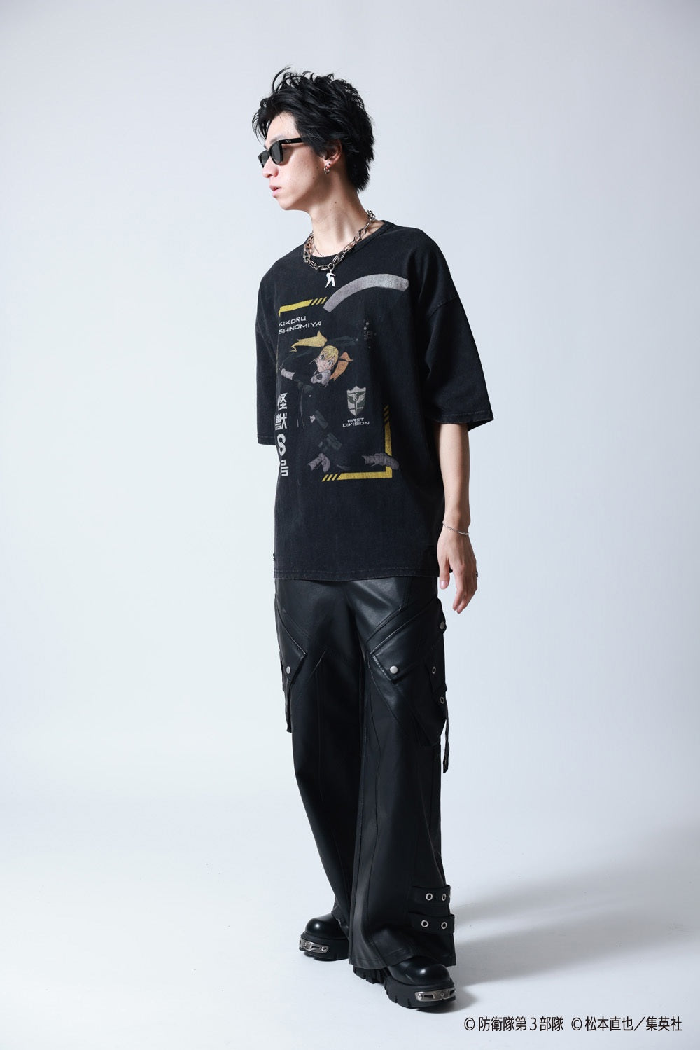 【P.N UNDERGROUND×怪獣８号】四ノ宮 キコル ダメージ TEE (745606)