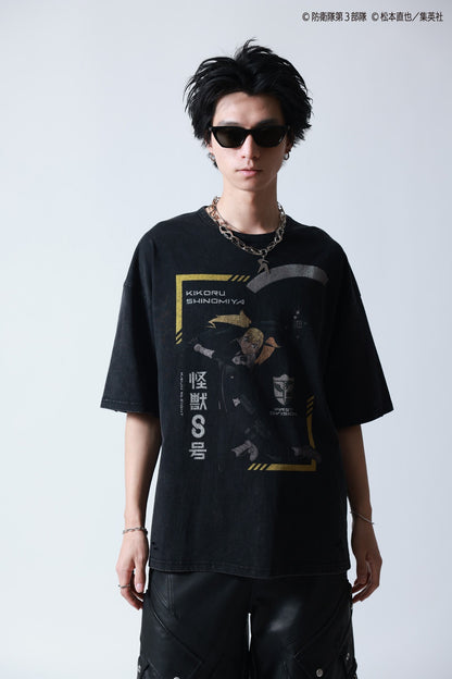 【P.N UNDERGROUND×怪獣８号】四ノ宮 キコル ダメージ TEE (745606)