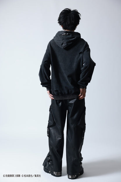 【P.N UNDERGROUND×怪獣８号】市川 レノ ダメージ パーカー (745507)