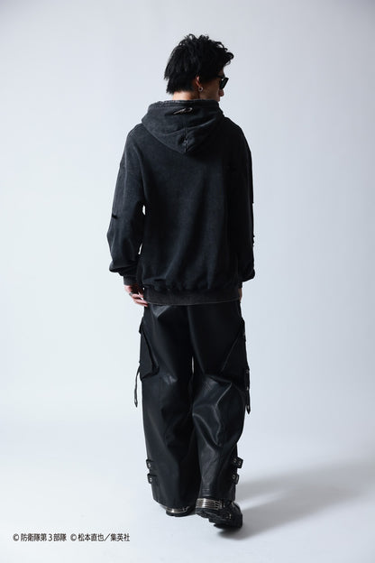 【P.N UNDERGROUND×怪獣８号】市川 レノ ダメージ パーカー (745507)