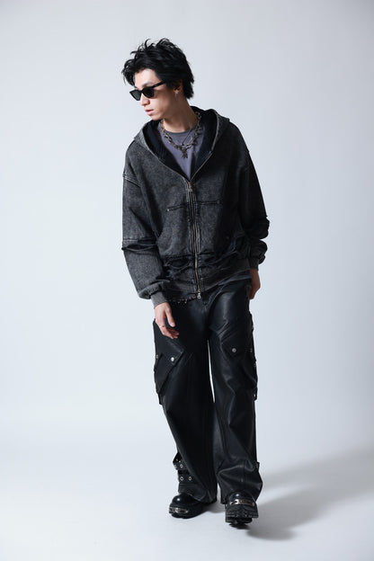 【P.N UNDERGROUND】レイヤーダメージ ZIP PK (745408)