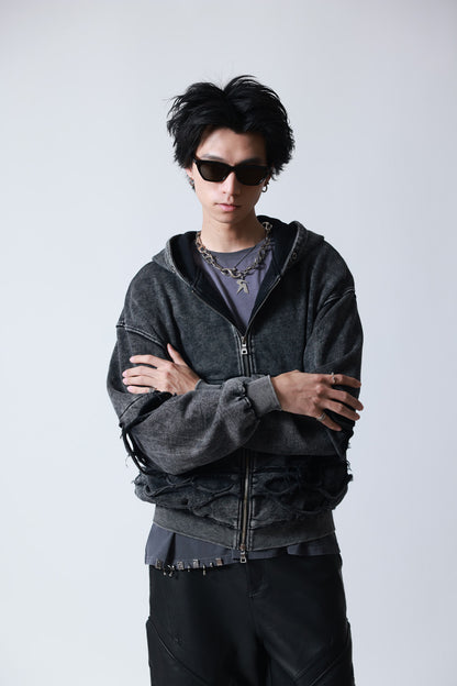 【P.N UNDERGROUND】レイヤーダメージ ZIP PK (745408)