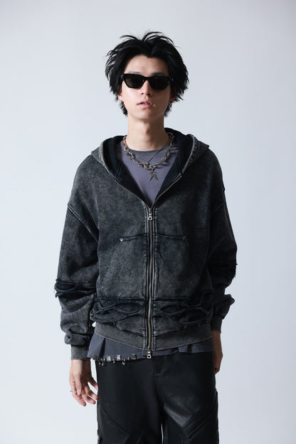 【P.N UNDERGROUND】レイヤーダメージ ZIP PK (745408)