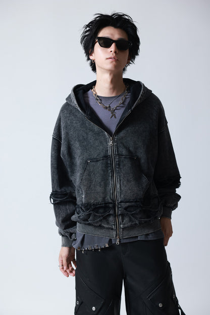 【P.N UNDERGROUND】レイヤーダメージ ZIP PK (745408)