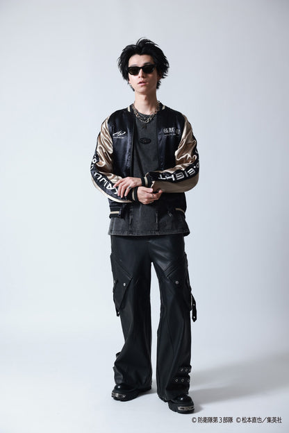 【P.N UNDERGROUND×怪獣８号】亜白 ミナ リバーシブルスカジャン (745101)