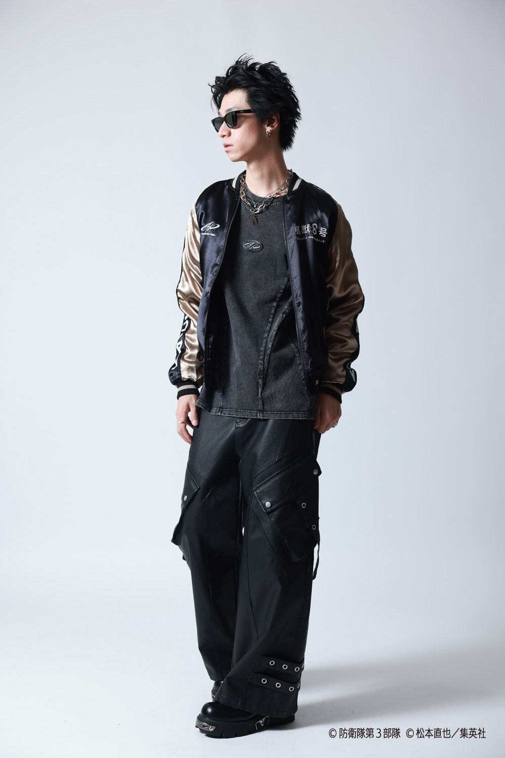 P.N UNDERGROUND＿怪獣8号】亜白 ミナ リバーシブルスカジャン