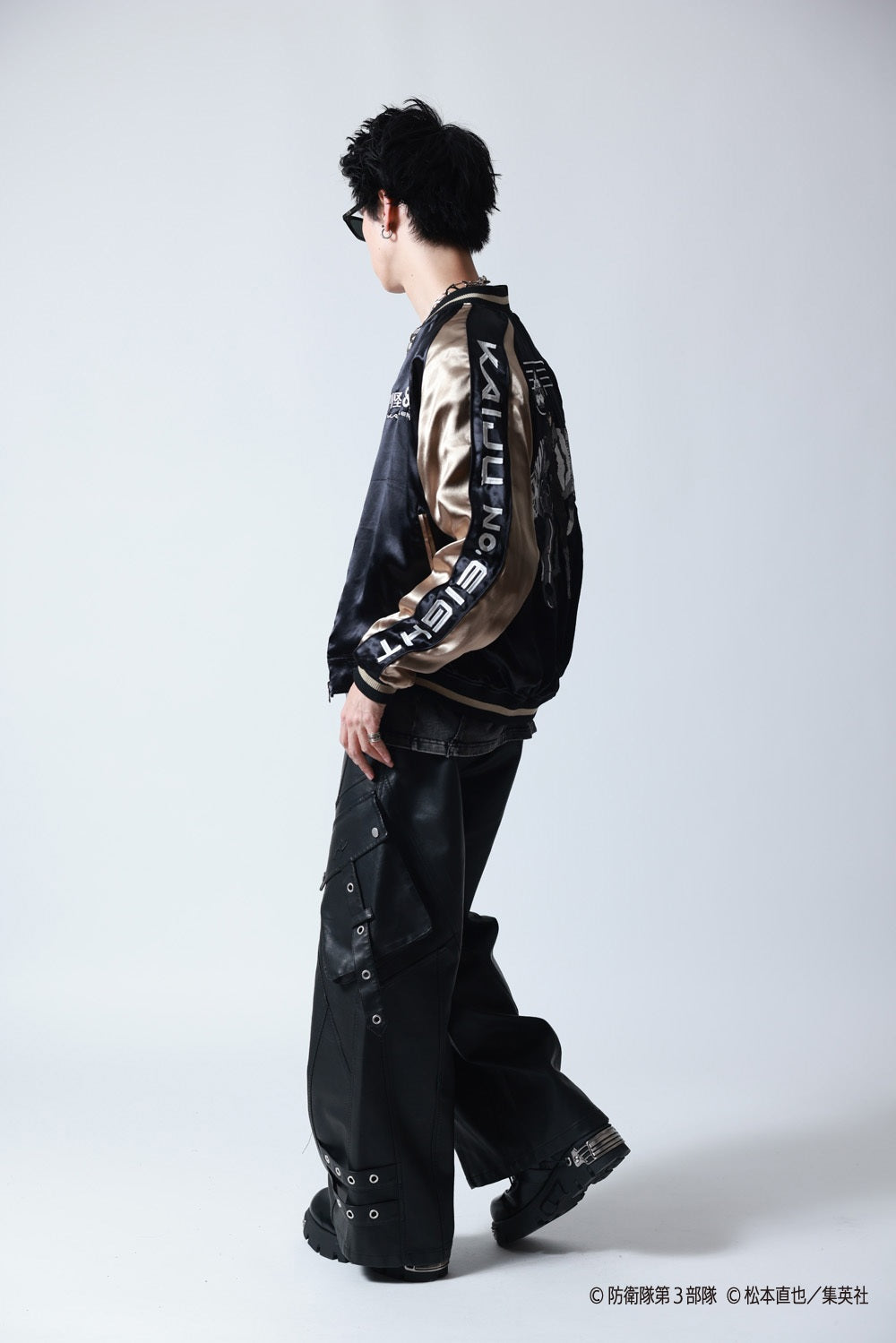 【P.N UNDERGROUND×怪獣８号】亜白 ミナ リバーシブルスカジャン (745101)