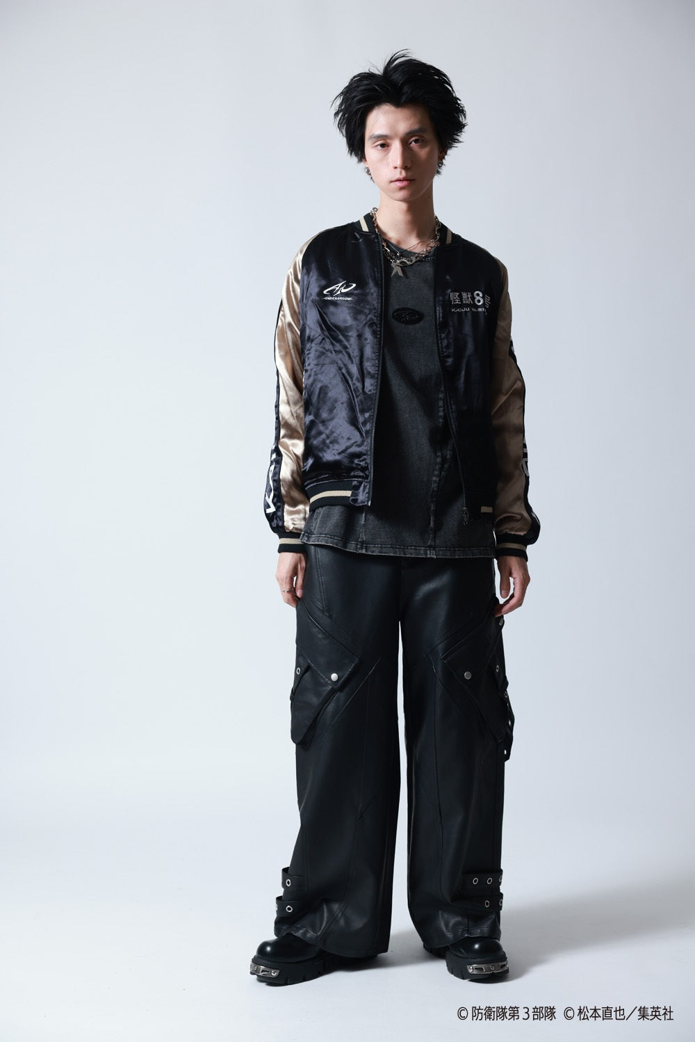 【P.N UNDERGROUND×怪獣８号】日比野 カフカ リバーシブルスカジャン (745100)