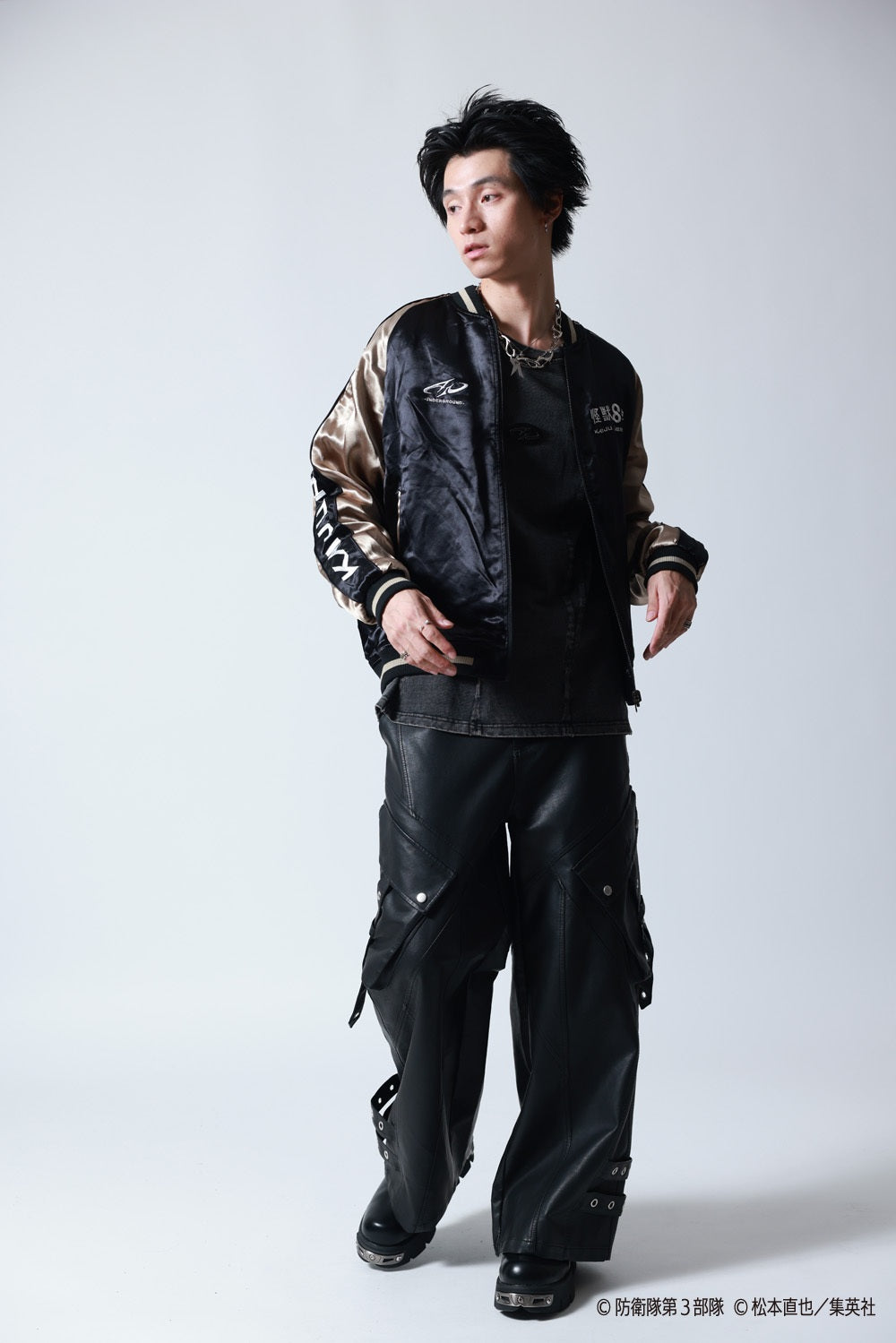 【P.N UNDERGROUND×怪獣８号】日比野 カフカ リバーシブルスカジャン (745100)