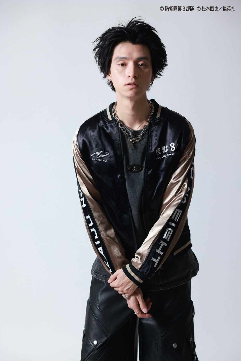 【P.N UNDERGROUND×怪獣８号】日比野 カフカ リバーシブルスカジャン (745100)