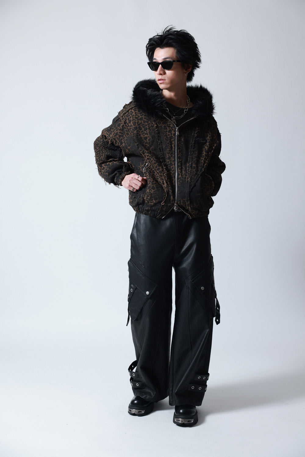 【P.N UNDERGROUND】ファー脱着デニムフードBZ (745409)