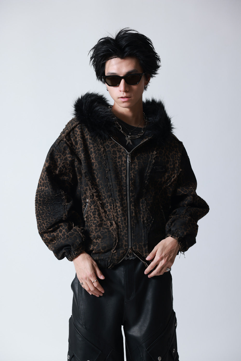 【P.N UNDERGROUND】ファー脱着デニムフードBZ (745409)