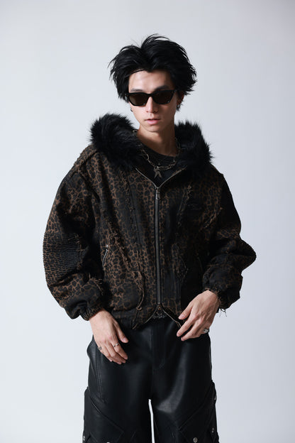 【P.N UNDERGROUND】ファー脱着デニムフードBZ (745409)