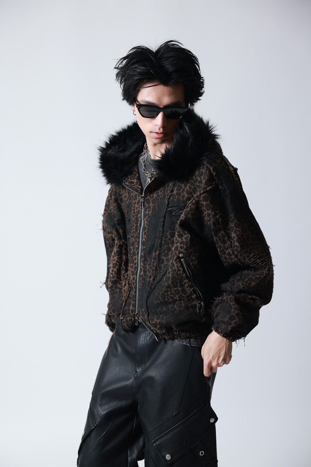 【P.N UNDERGROUND】ファー脱着デニムフードBZ (745409)