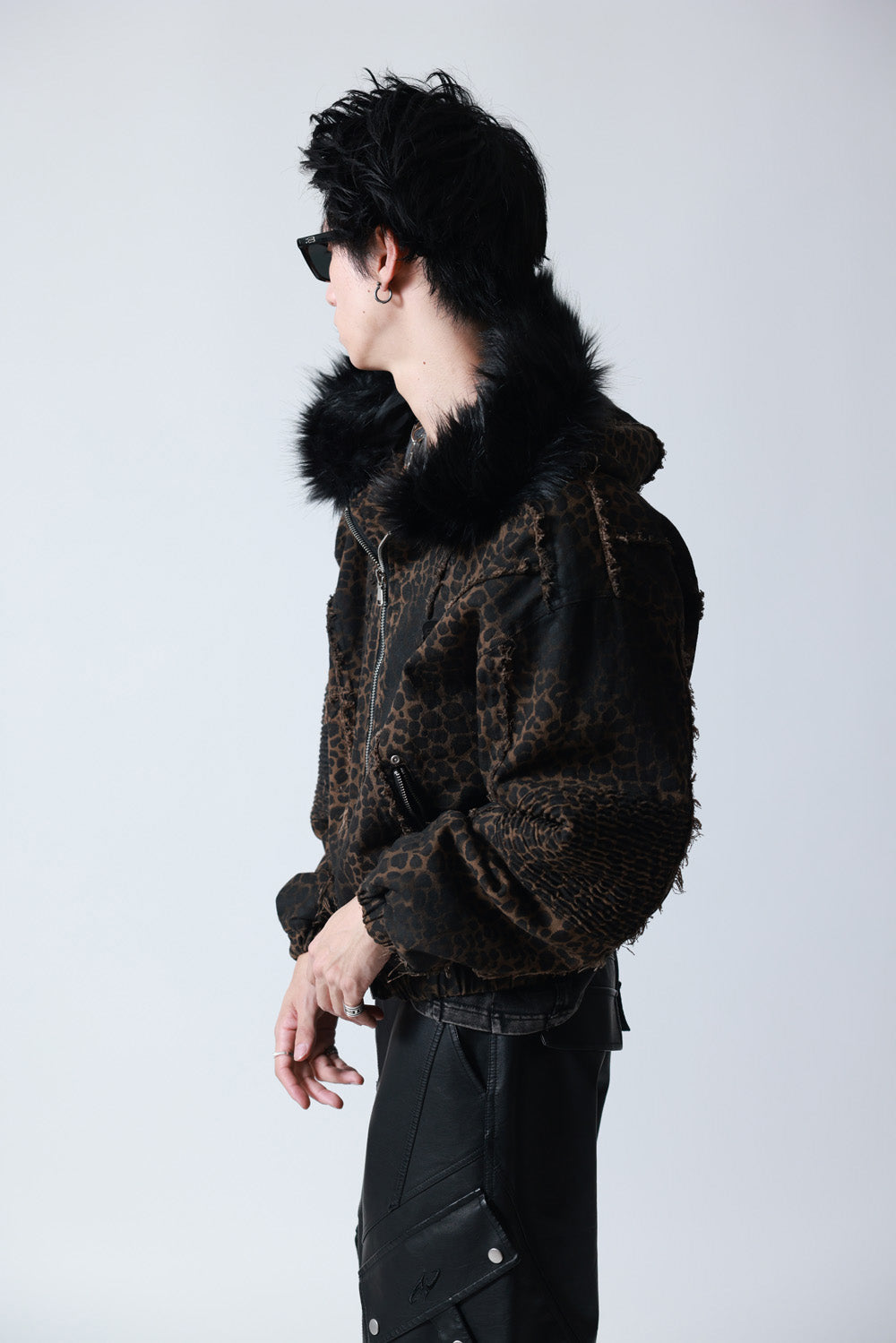 【P.N UNDERGROUND】ファー脱着デニムフードBZ (745409)