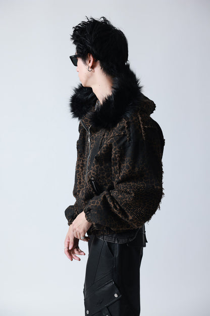 【P.N UNDERGROUND】ファー脱着デニムフードBZ (745409)