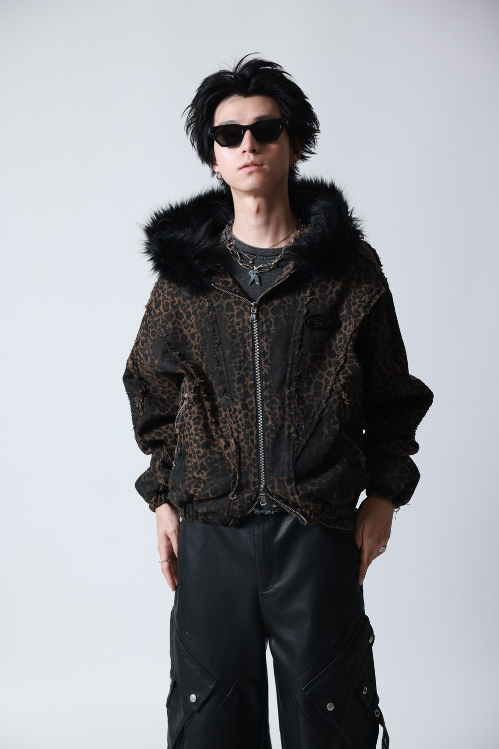 【P.N UNDERGROUND】ファー脱着デニムフードBZ (745409)