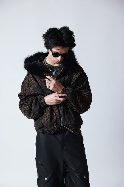 【P.N UNDERGROUND】ファー脱着デニムフードBZ (745409)