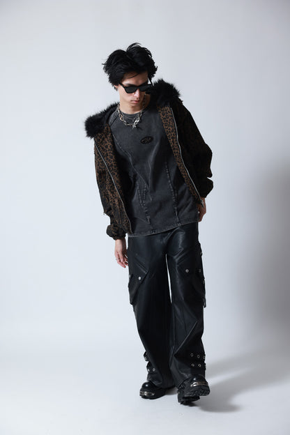 【P.N UNDERGROUND】ファー脱着デニムフードBZ (745409)