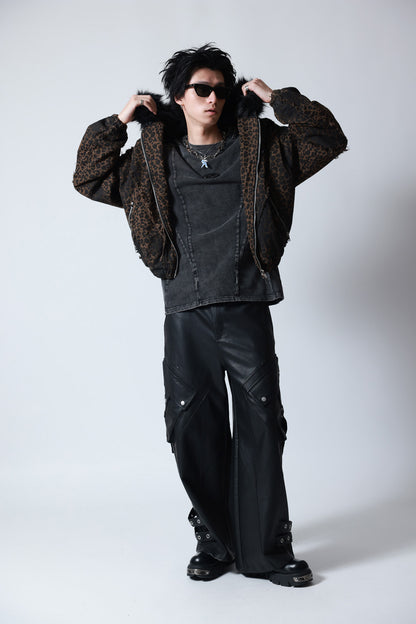 【P.N UNDERGROUND】ファー脱着デニムフードBZ (745409)