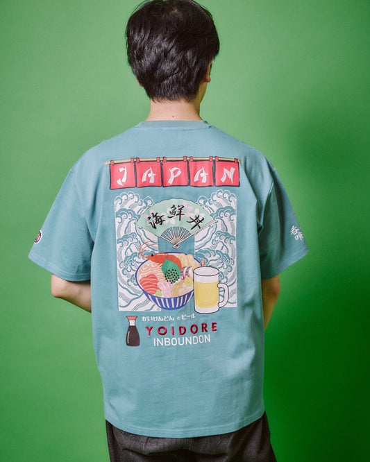 【YOIDORE】海鮮丼とビール TEE (825622)