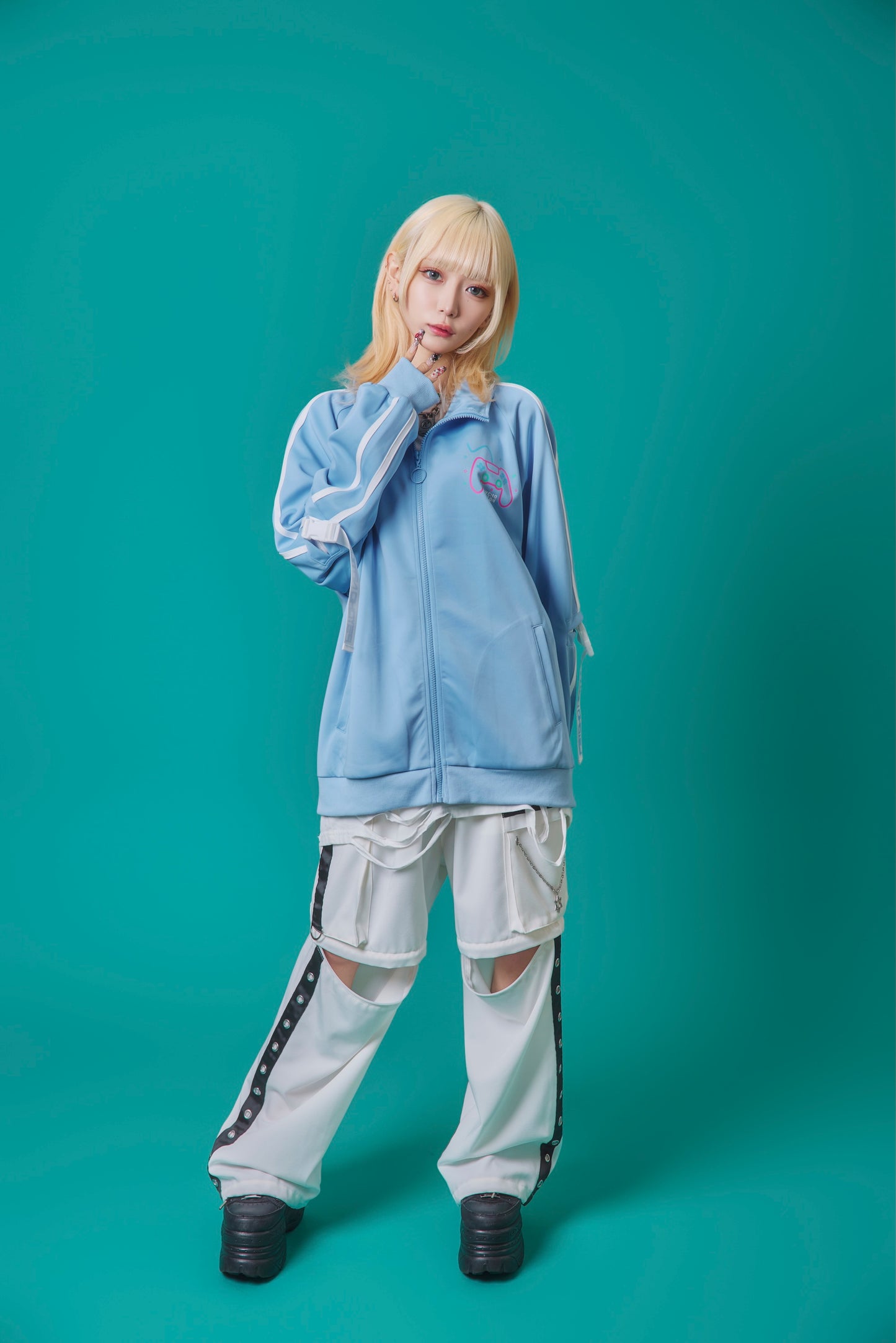 【PSYCHO NATION】× 寝田ルネ  ゲーマートラックジャケット (745602)