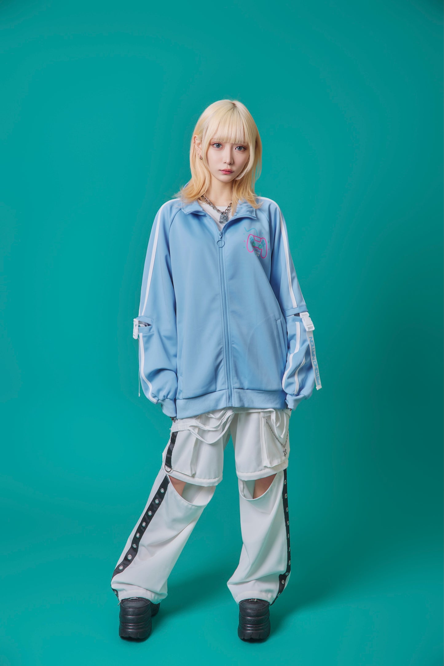 【PSYCHO NATION】× 寝田ルネ  ゲーマートラックジャケット (745602)