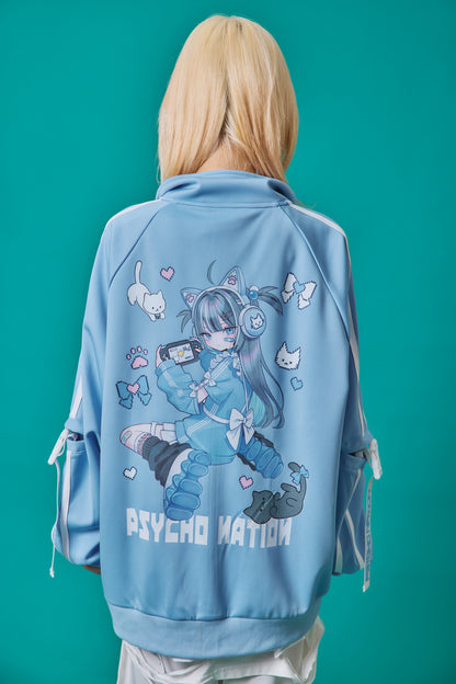 【PSYCHO NATION】× 寝田ルネ  ゲーマートラックジャケット (745602)