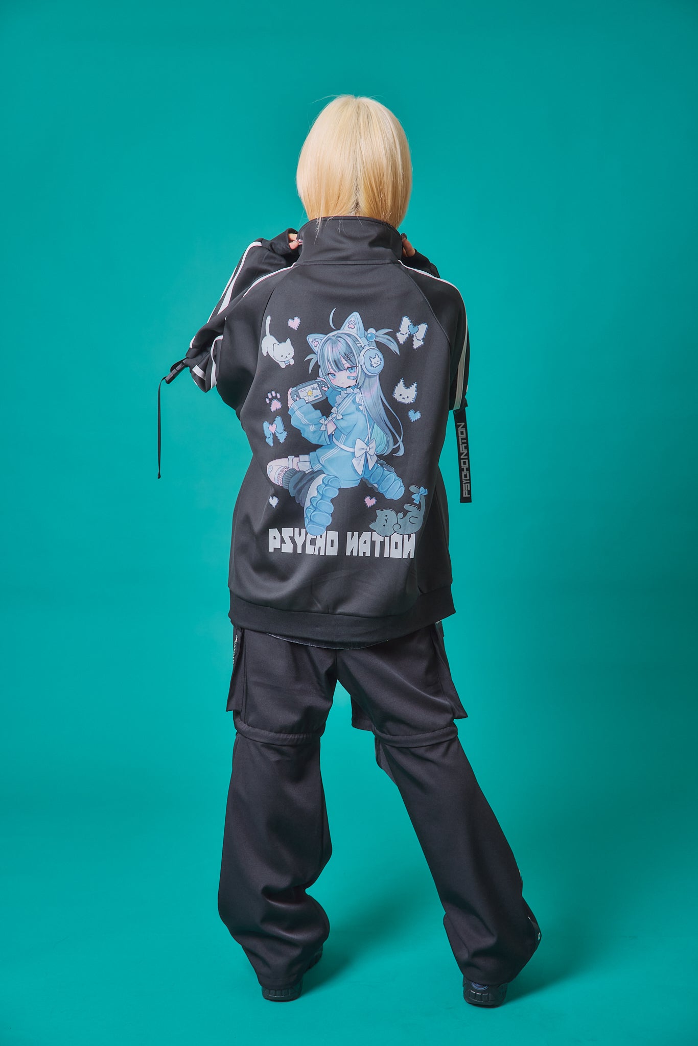 【PSYCHO NATION】× 寝田ルネ  ゲーマートラックジャケット (745602)